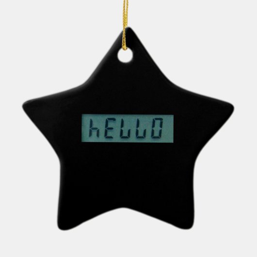 Ornament voor elektronische Hallo (Voorkant)