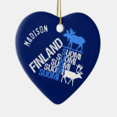 Ornament voor Finse "Moose & Reindeer" (Rechts)