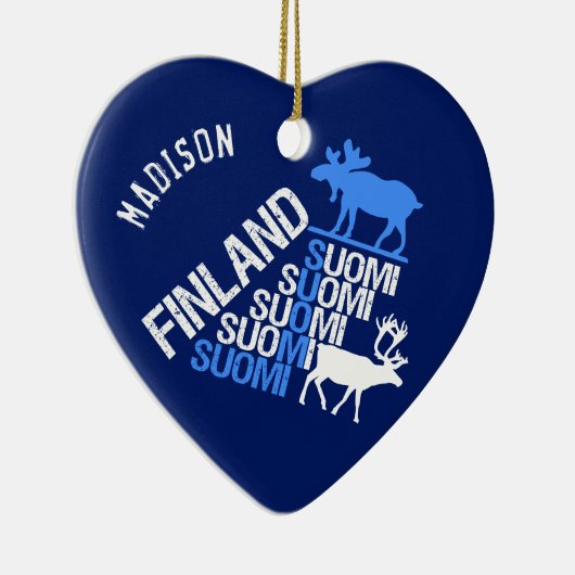 Ornament voor Finse "Moose & Reindeer" (Rechts)