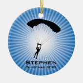 Ornament voor gepersonaliseerd sky Diving Parachut (Voorkant)