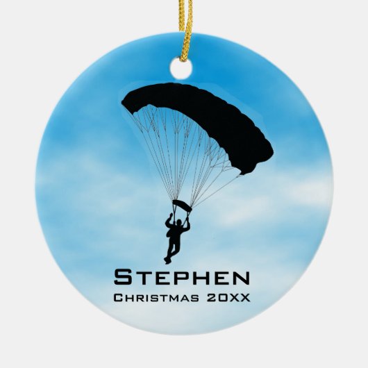 Ornament voor gepersonaliseerd sky Diving Parachut (Voorkant)