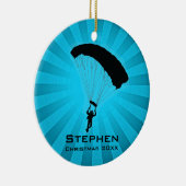 Ornament voor gepersonaliseerd sky Diving Parachut (Rechts)