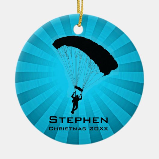 Ornament voor gepersonaliseerd sky Diving Parachut (Voorkant)