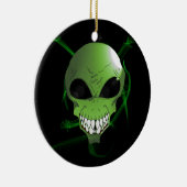 Ornament voor groene buitenaardse kerstbomen (Rechts)