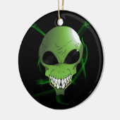 Ornament voor groene buitenaardse kerstbomen (Links)