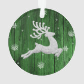 Ornament voor groene kerstreïnes (achterkant)