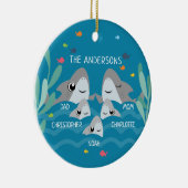 Ornament voor haaienfamilie (Rechts)
