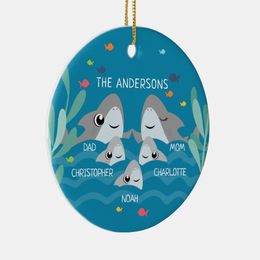 Ornament voor haaienfamilie (Rechts)
