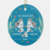 Ornament voor haaienfamilie (Links)