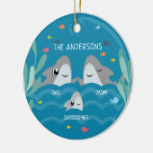 Ornament voor haaienfamilie (Links)