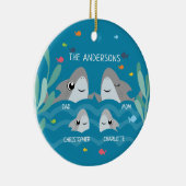 Ornament voor haaienfamilie (Rechts)