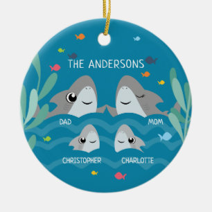 Ornament voor haaienfamilie