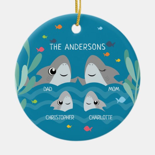 Ornament voor haaienfamilie (Voorkant)
