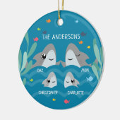Ornament voor haaienfamilie (Links)