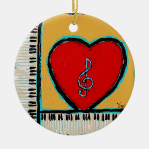ornament voor hart en piano