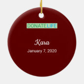 Ornament voor harttransplantatie (Achterkant)