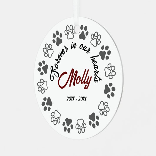 Ornament voor herdenkingskeramiek (Voorkant links)