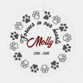 Ornament voor herdenkingskeramiek (Voorkant)