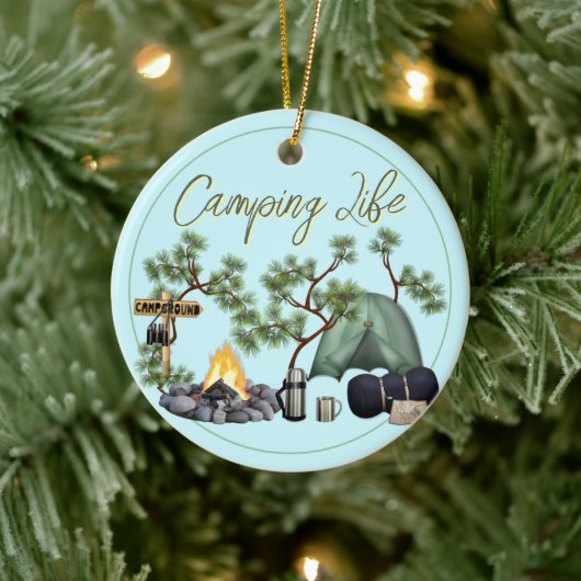 Ornament voor het leven van de Camping Family voor (Boom)