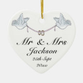 Ornament voor keramisch hart - Boortjestrift 3 voo (Voorkant)