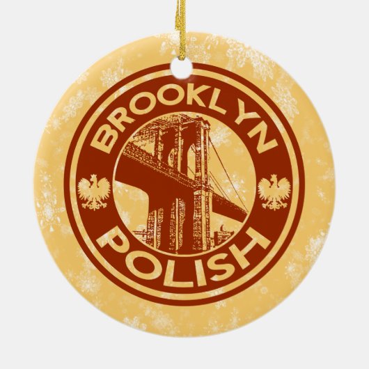 Ornament voor kerstbomen Brooklyn (Achterkant)