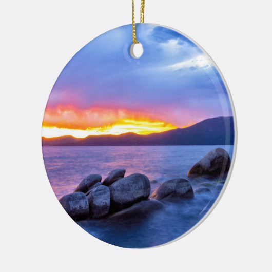 Ornament voor kerstbomen in het meer (Links)