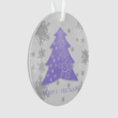 Ornament voor kerstbomen met lavendel (voorkant)