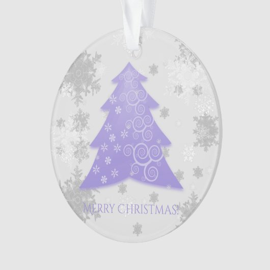 Ornament voor kerstbomen met lavendel (voorkant)