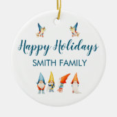 Ornament voor kerstbomen met luiende ogen (Voorkant)