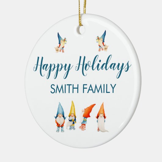 Ornament voor kerstbomen met luiende ogen (Links)