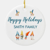 Ornament voor kerstbomen met luiende ogen (Achterkant)