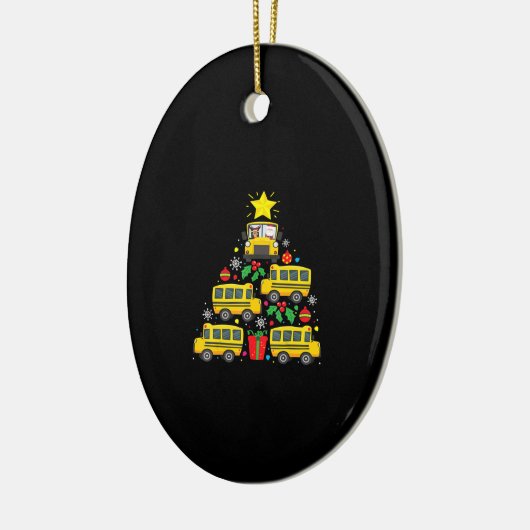 ornament voor kerstboomchauffeur op een grappige s (Links)