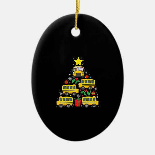 ornament voor kerstboomchauffeur op een grappige s (Voorkant)