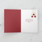 Ornament voor kerstbrood Cookie Feestdagen Kaart (Binnen)