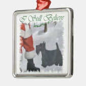 Ornament voor kerstcadeaus voor Schotse terrier (Links)