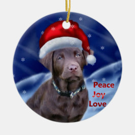 Ornament voor kerstcadeautjes voor labrador Retrie