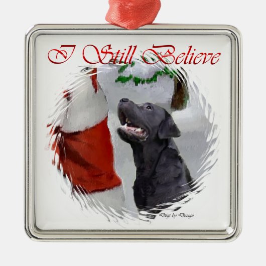 Ornament voor kerstcadeautjes voor labrador Retrie (Voorkant)