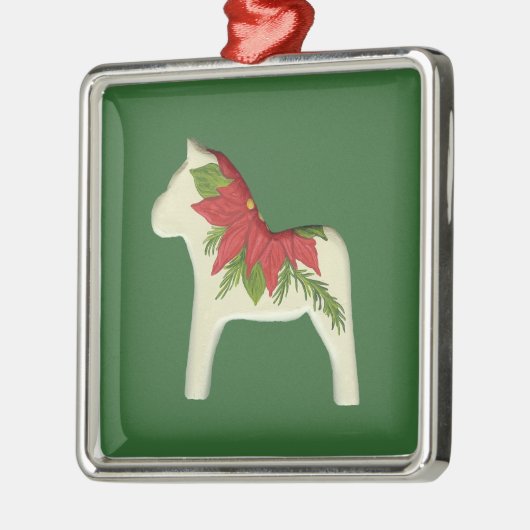 Ornament voor kerstdala Horse (Links)