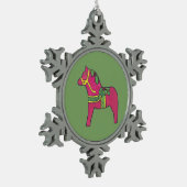 Ornament voor kerstdala Horse (Links)