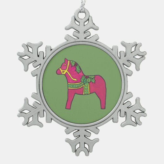 Ornament voor kerstdala Horse (Voorkant)