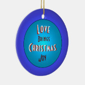 Ornament voor kerstfamilie met berichten (Rechts)