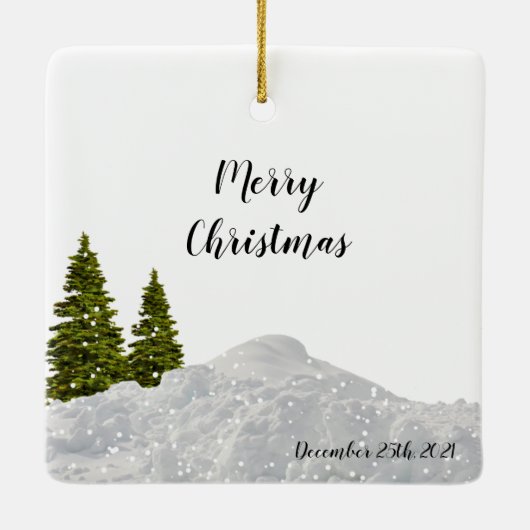 Ornament voor  kerstfeestdagen (Achterkant)