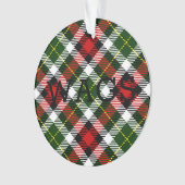 Ornament voor kerstfeestdagen Aangepaste naam (voorkant)