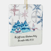 Ornament voor kerstfeestdagen met Snowmen (Rechts)