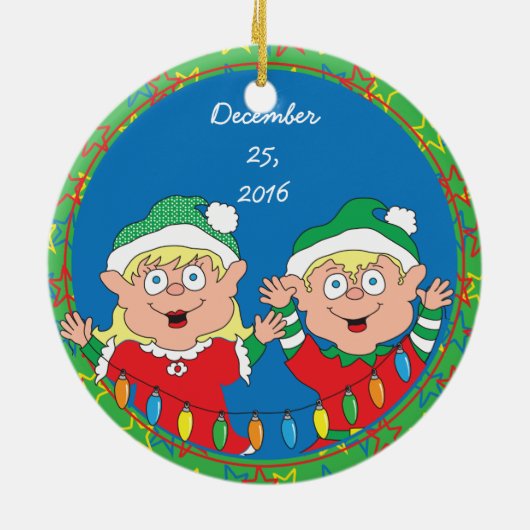 Ornament voor kerstfeestjes (Achterkant)