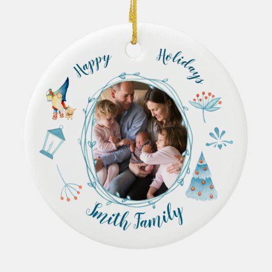 ornament voor kerstmis-Elf-bomen (Achterkant)