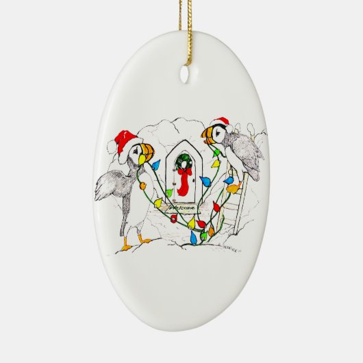 Ornament voor kerstmis in het wild van de Alaskan (Rechts)