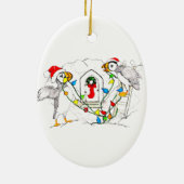 Ornament voor kerstmis in het wild van de Alaskan (Achterkant)