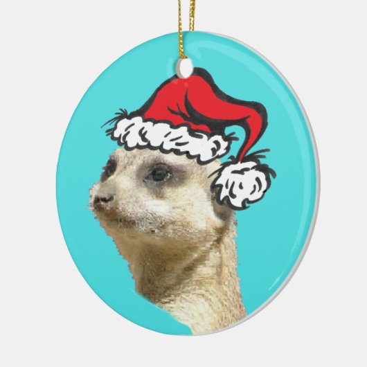 Ornament voor kerstmis Meerkat (Links)