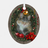 Ornament voor kerstmis met uw foto('s) (Achterkant)